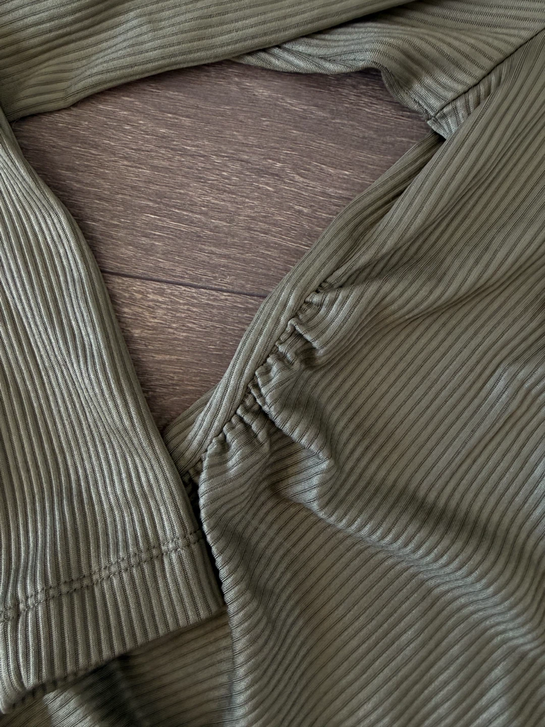 Ribbed Long Sleeve Bodysuit - photo 3