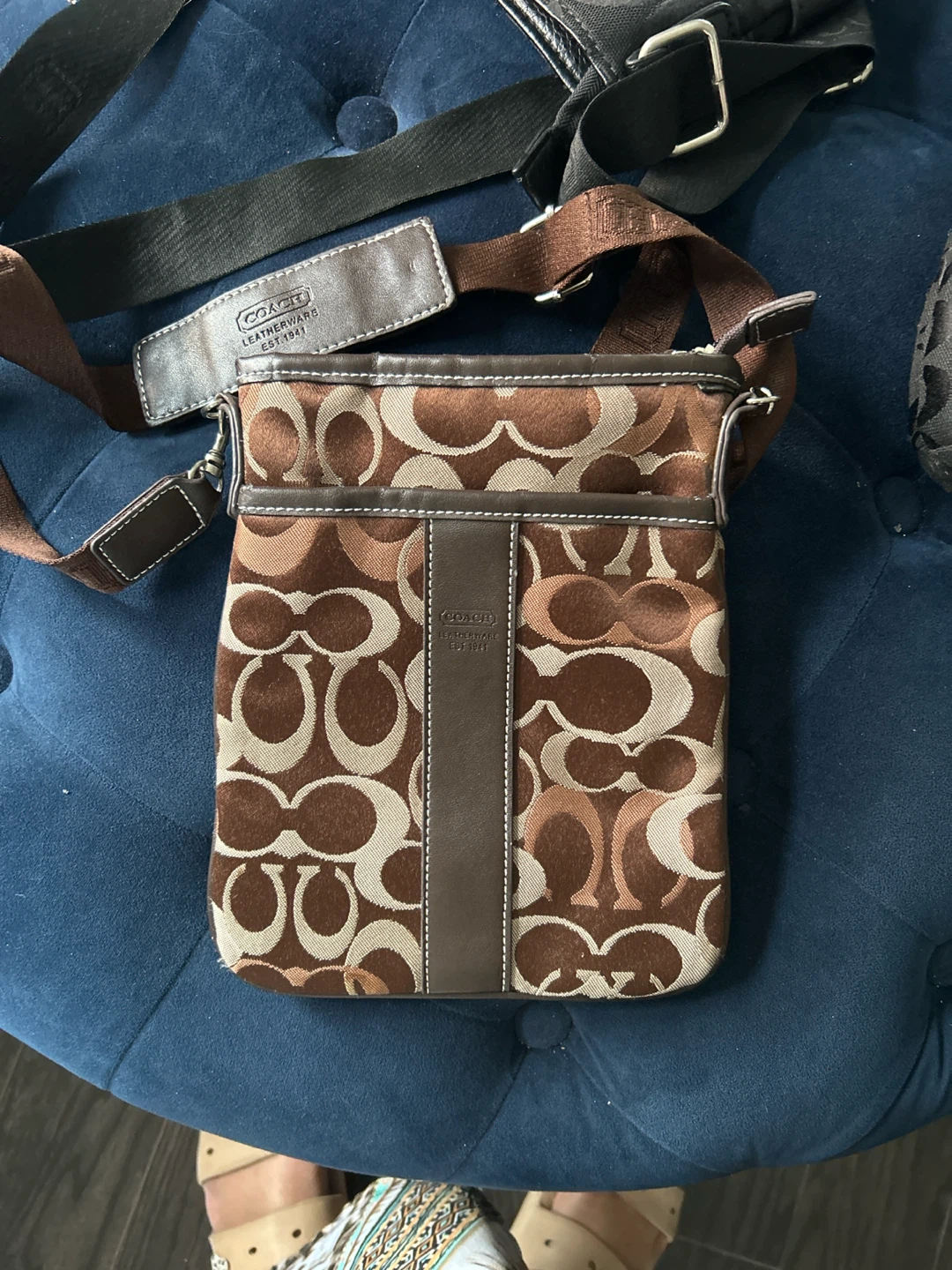 Coach Signature C Crossbody Bag Brown