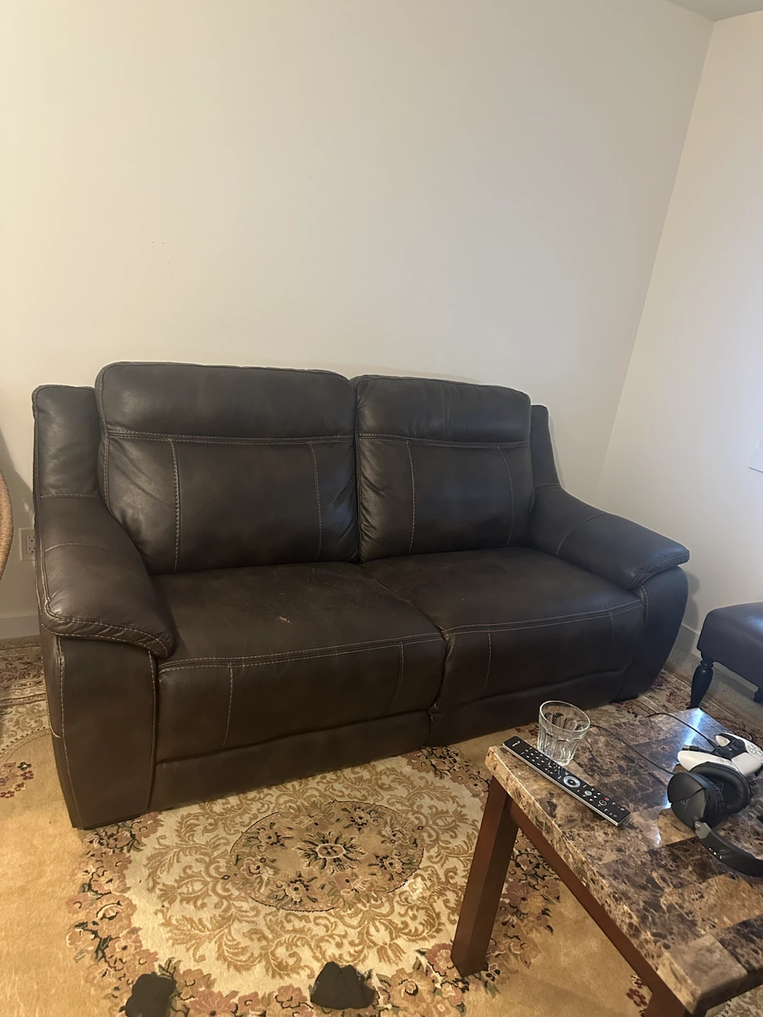 Dark Brown Two-Seater Sofas 2 pieces - photo 2