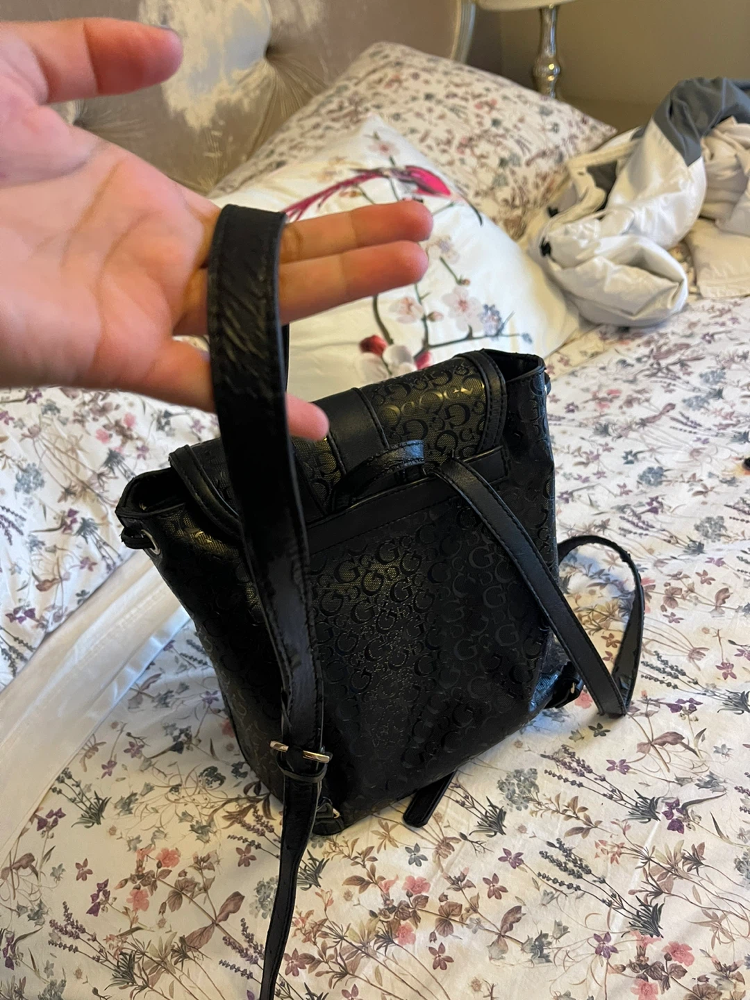 Guess Black Logo Backpack - photo 2