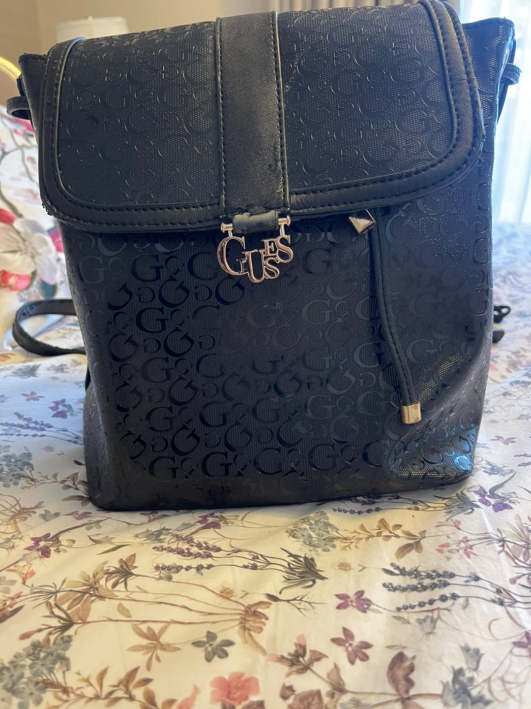 Guess Black Logo Backpack - photo 3