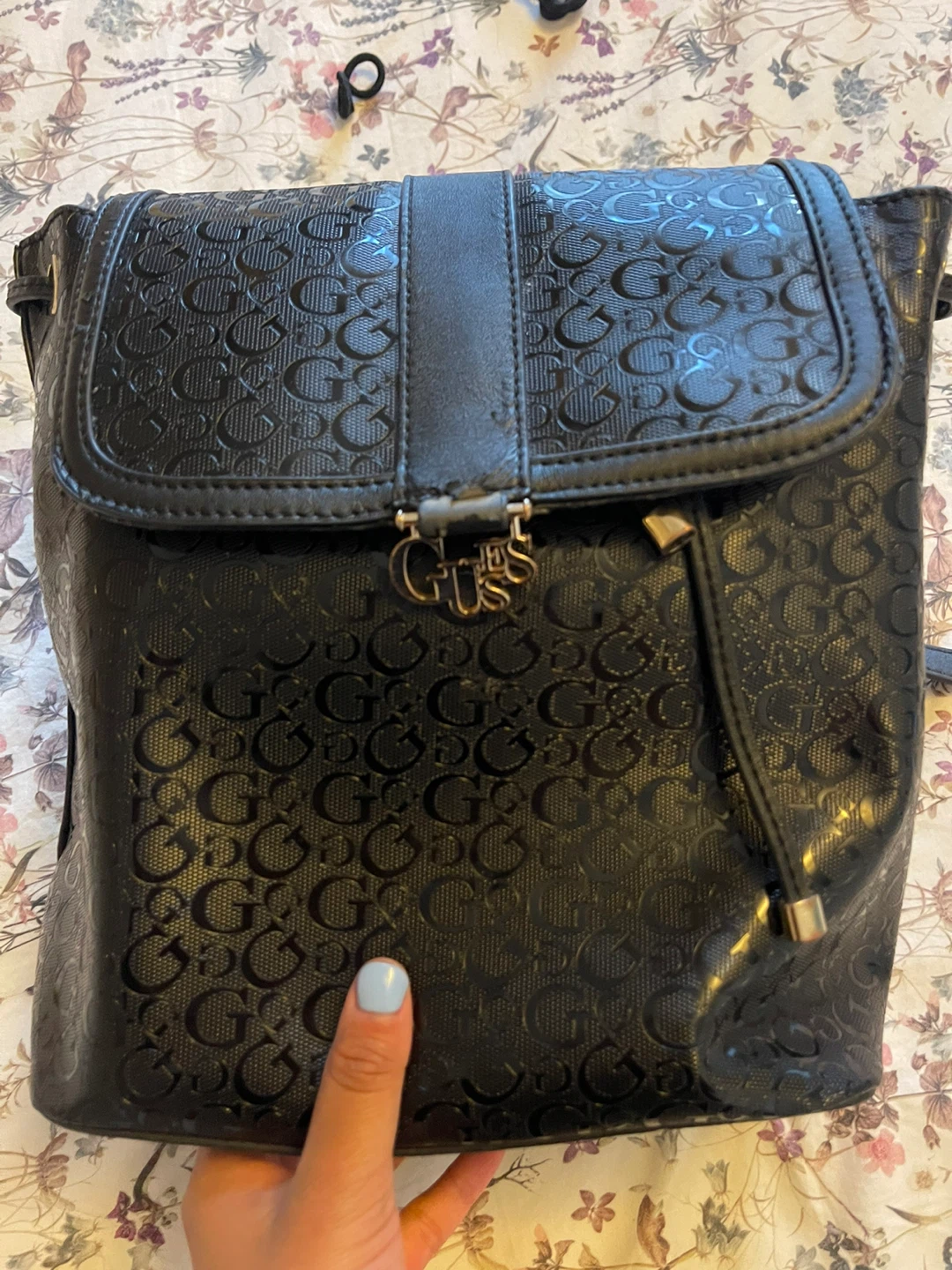Guess Black Logo Backpack - photo 4