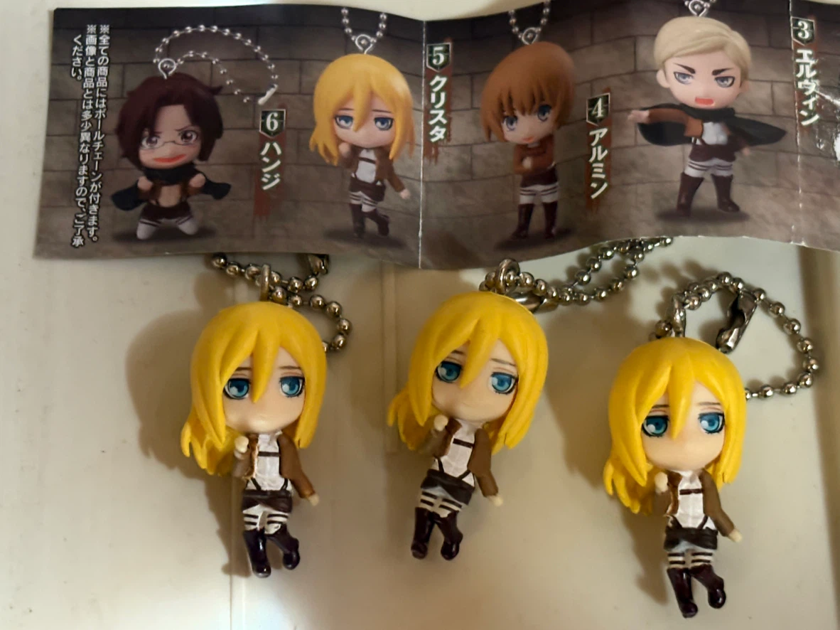 Official Attack on Titan Christa historia Keychains