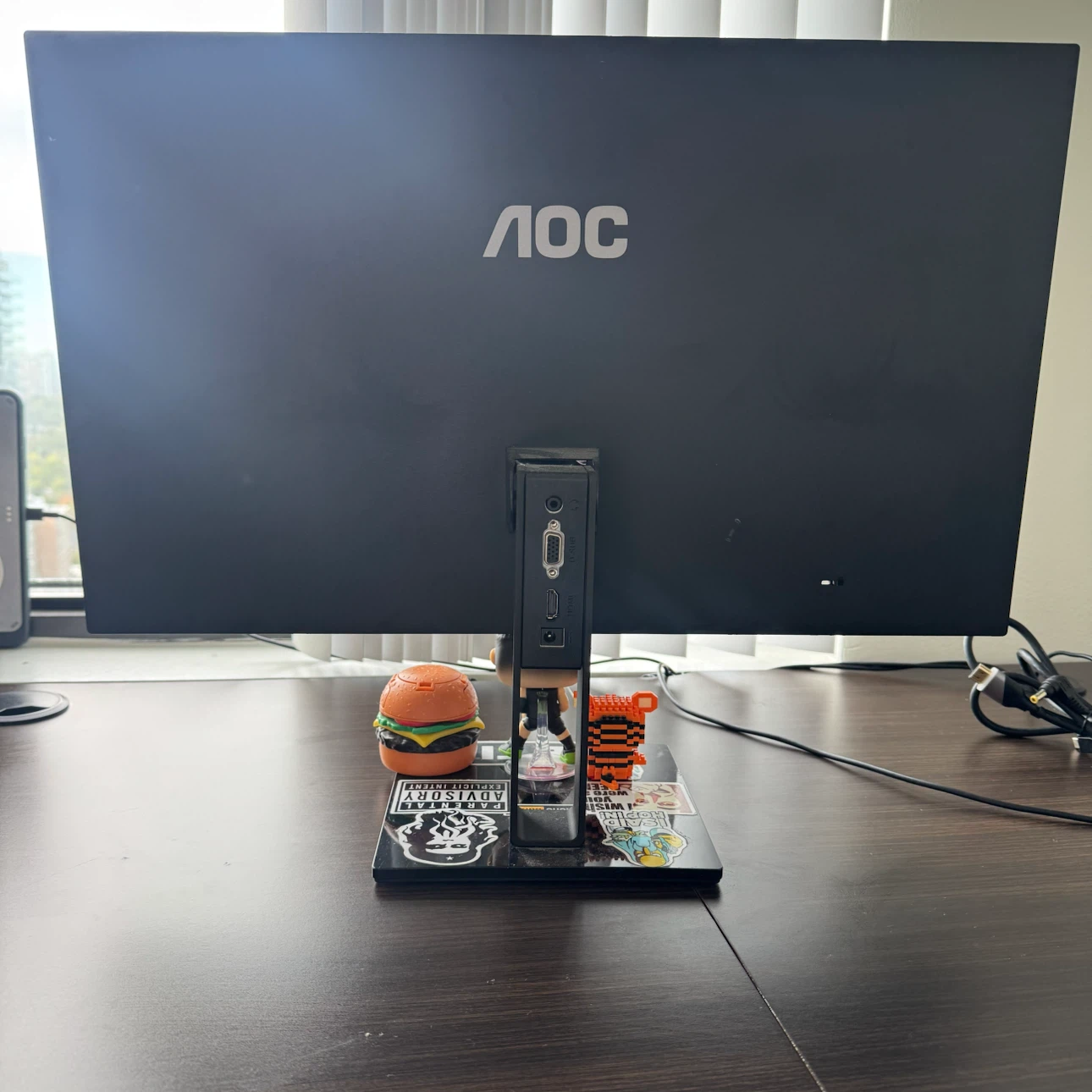 Work from home standing desk, 14” monitor and  office chair - photo 3