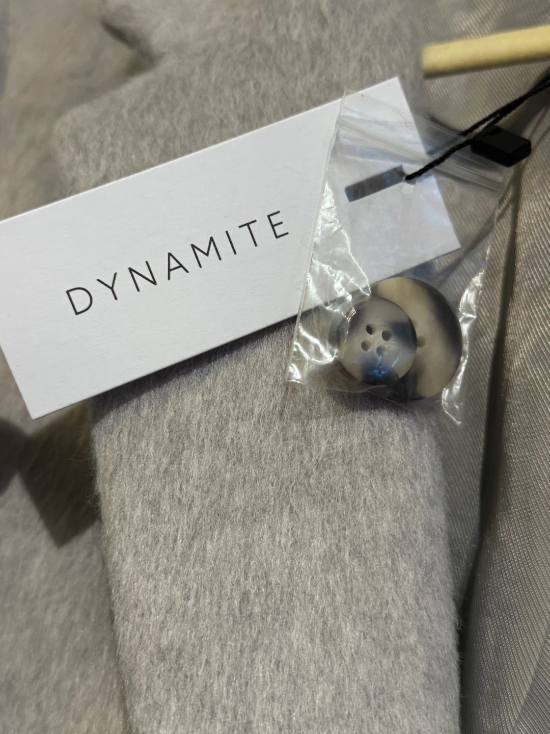 New! Dynamite Wool Blazer Coat Grey Paid $134 - photo 5