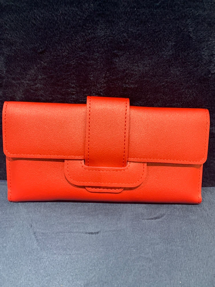 Red Long Wallet