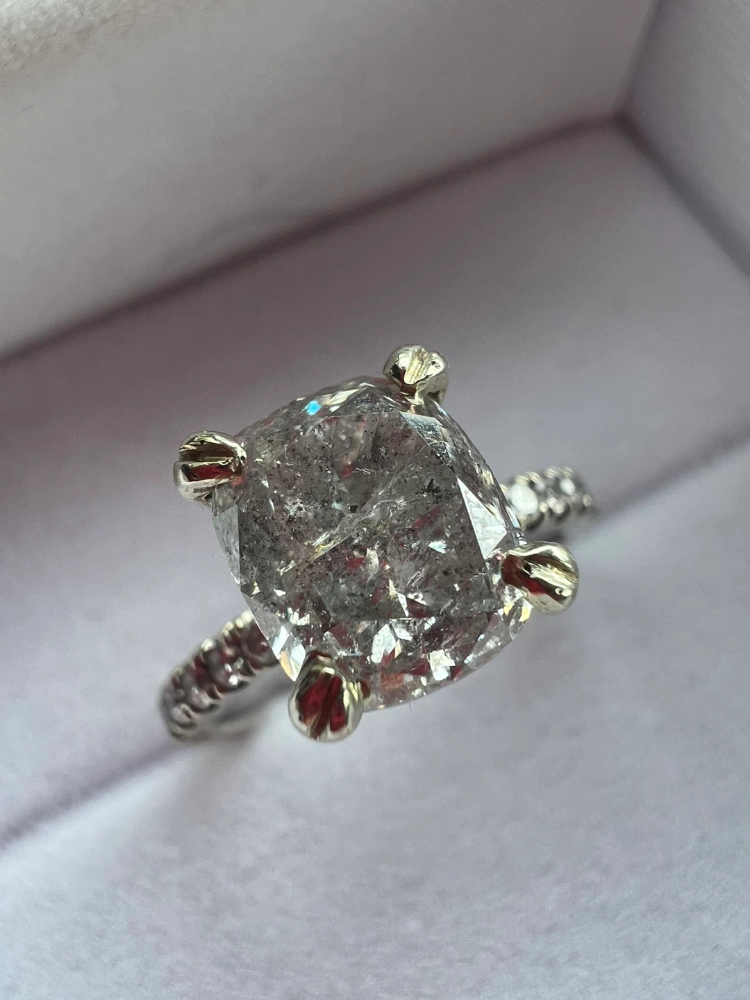 14 k Solitaire Diamond Ring 1.65 ctw