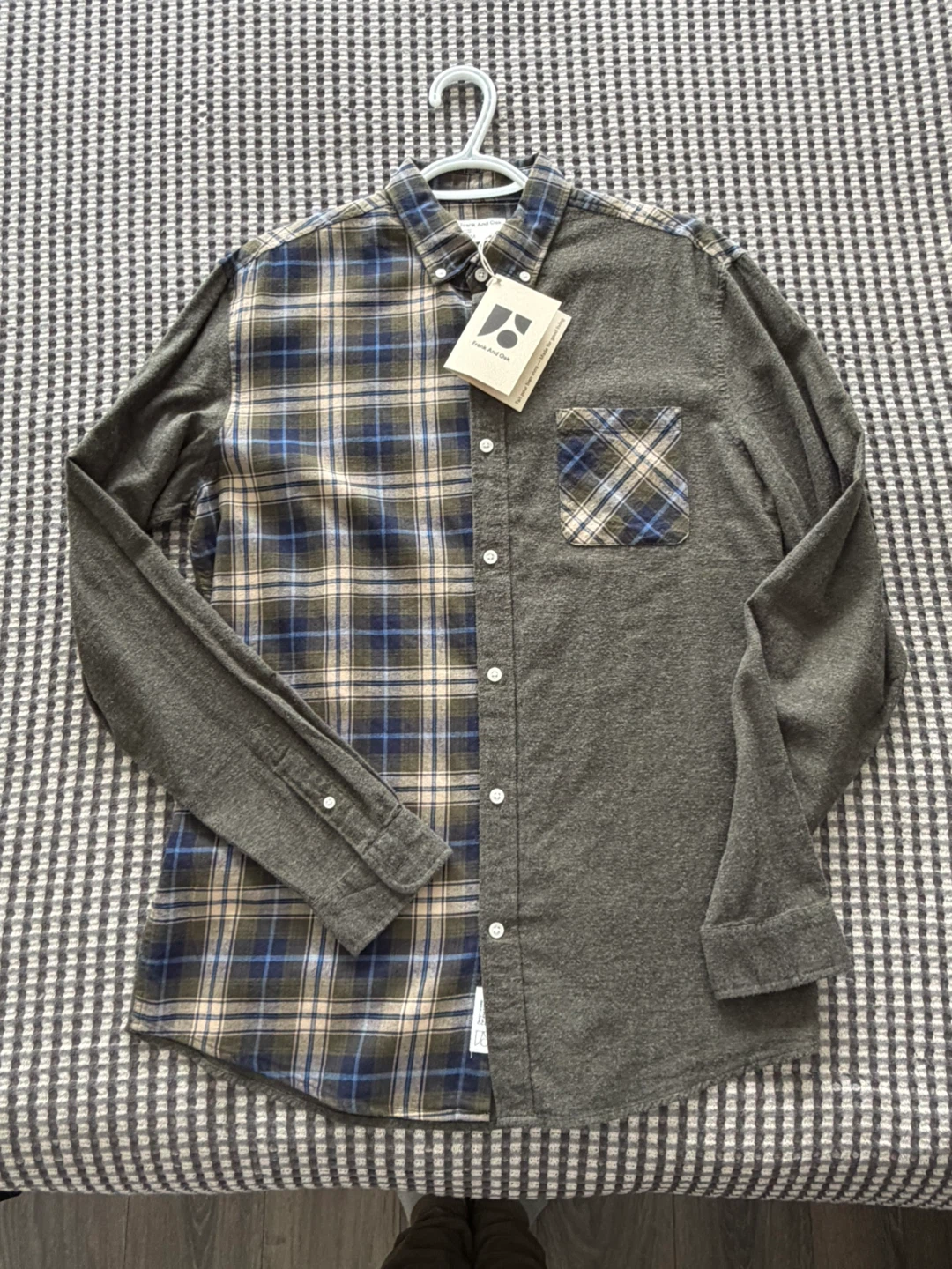 Frank And Oak Multicolour Flannel Shirt - Size Medium