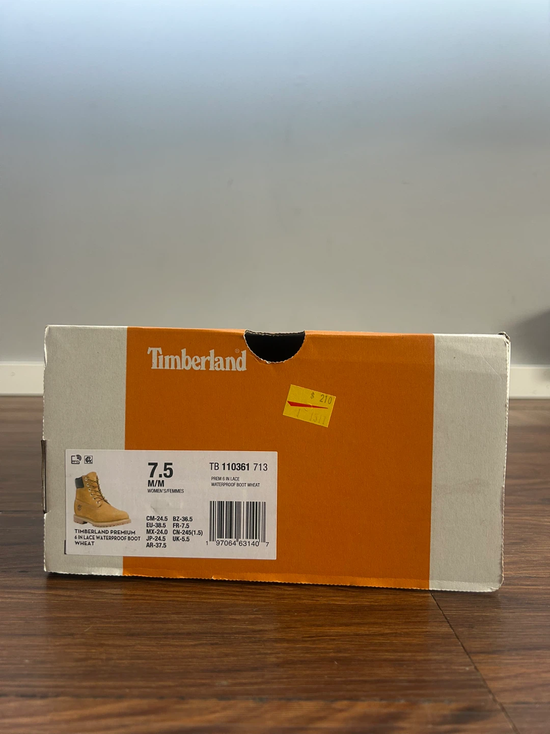 Timberland Premium 6-Inch Waterproof Boots Wheat Size 7.5 - photo 5