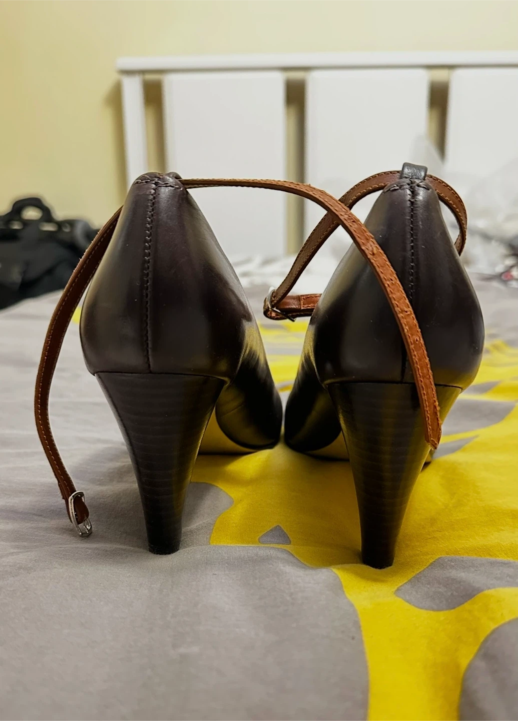 Franco Sarto Brown Ankle Strap Heels - photo 2
