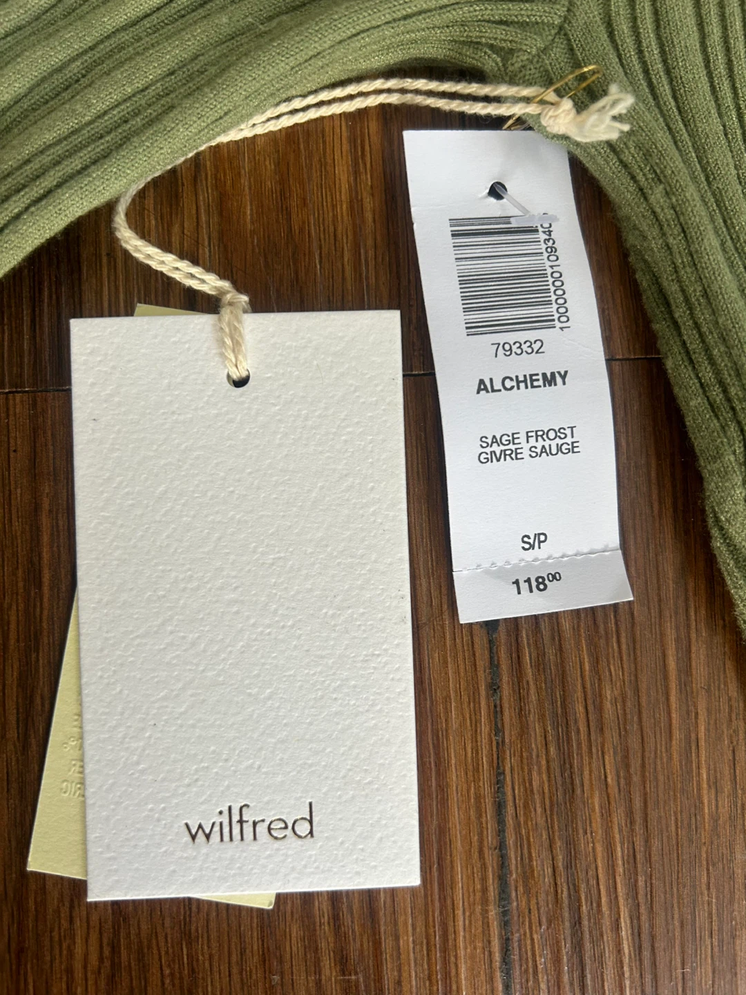 Wilfred Alchemy Dress Sage Frost - photo 2