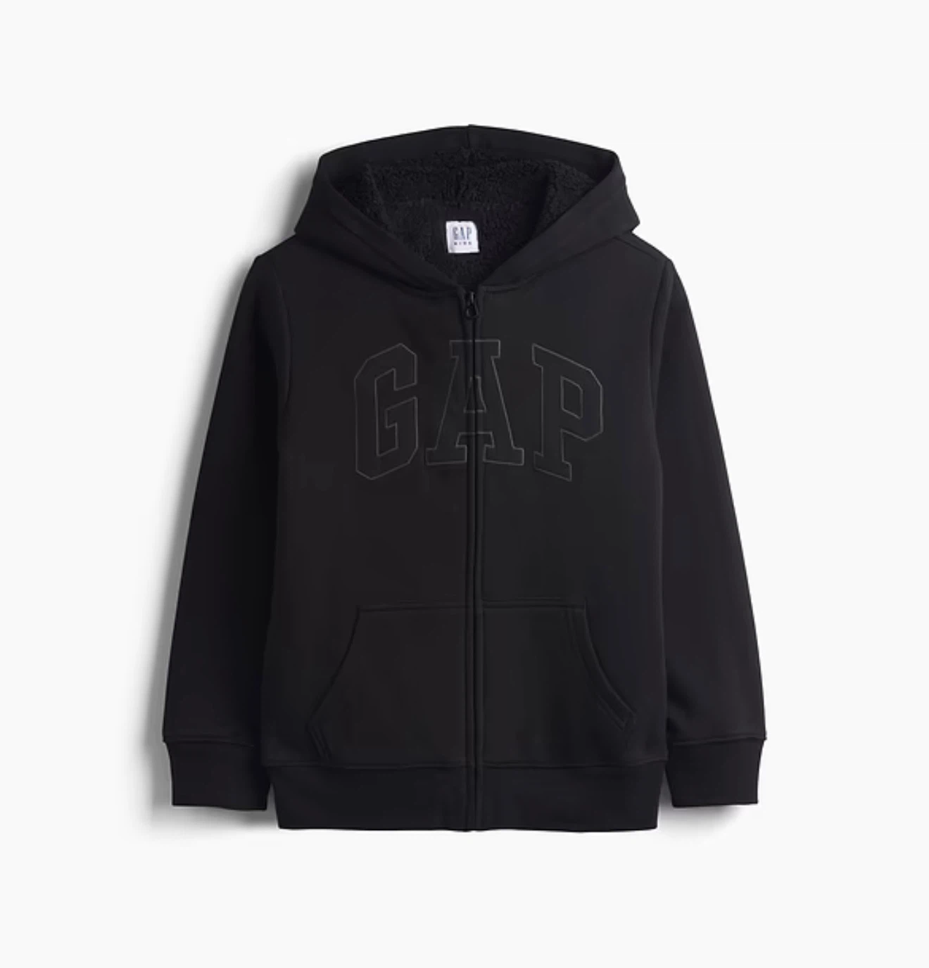 Gap Kids Black Zip-Up Hoodie
