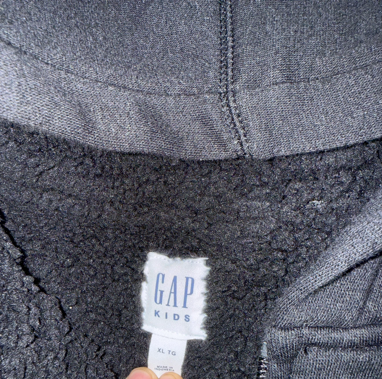 Gap Kids Black Zip-Up Hoodie - photo 3