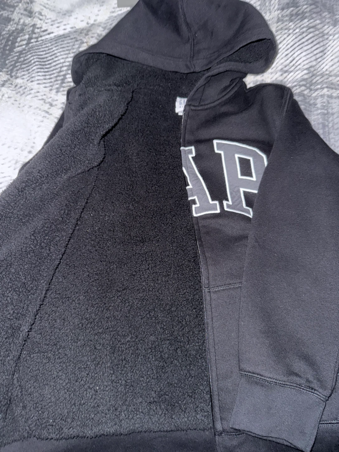 Gap Kids Black Zip-Up Hoodie - photo 4