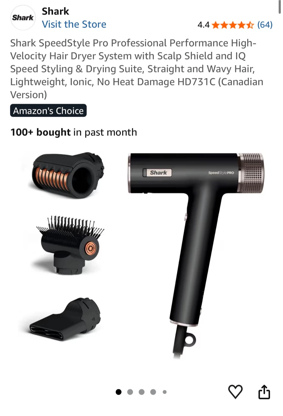 Shark SpeedStyle Pro Hair Dryer System - photo 4