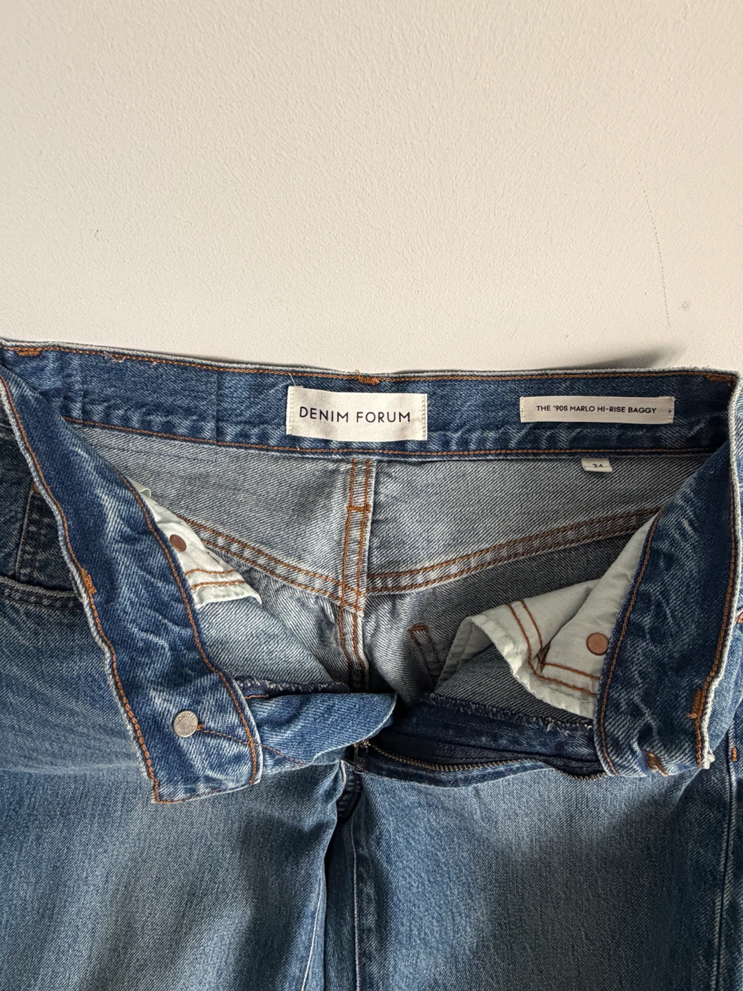 Denim Forum '90s Marlo Hi-Rise Baggy Jeans - photo 2
