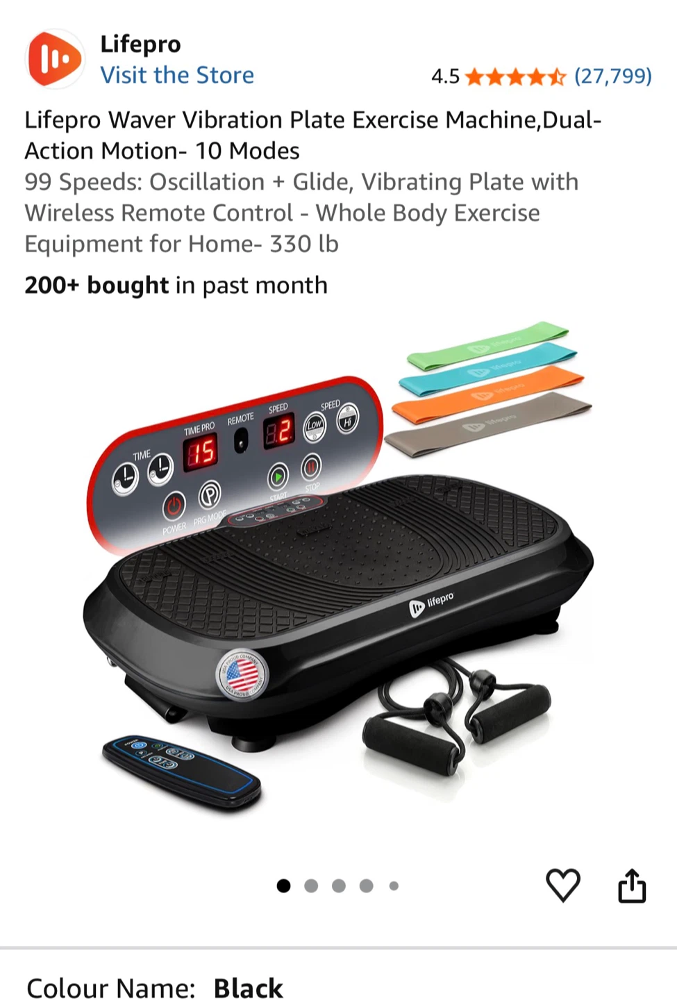 New in box Lifepro Waver Vibration Plate - photo 4