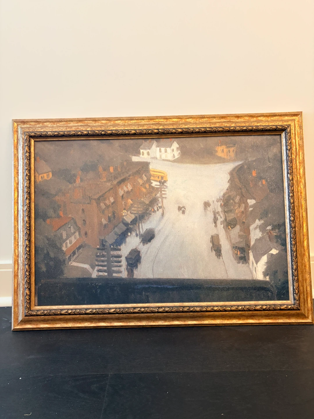 Edward Hopper “American Village” Replica Print – Framed 28 x 20