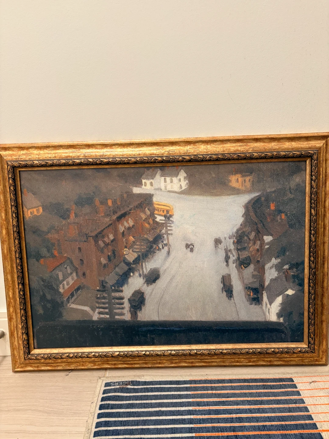Edward Hopper “American Village” Replica Print – Framed 28 x 20 - photo 3
