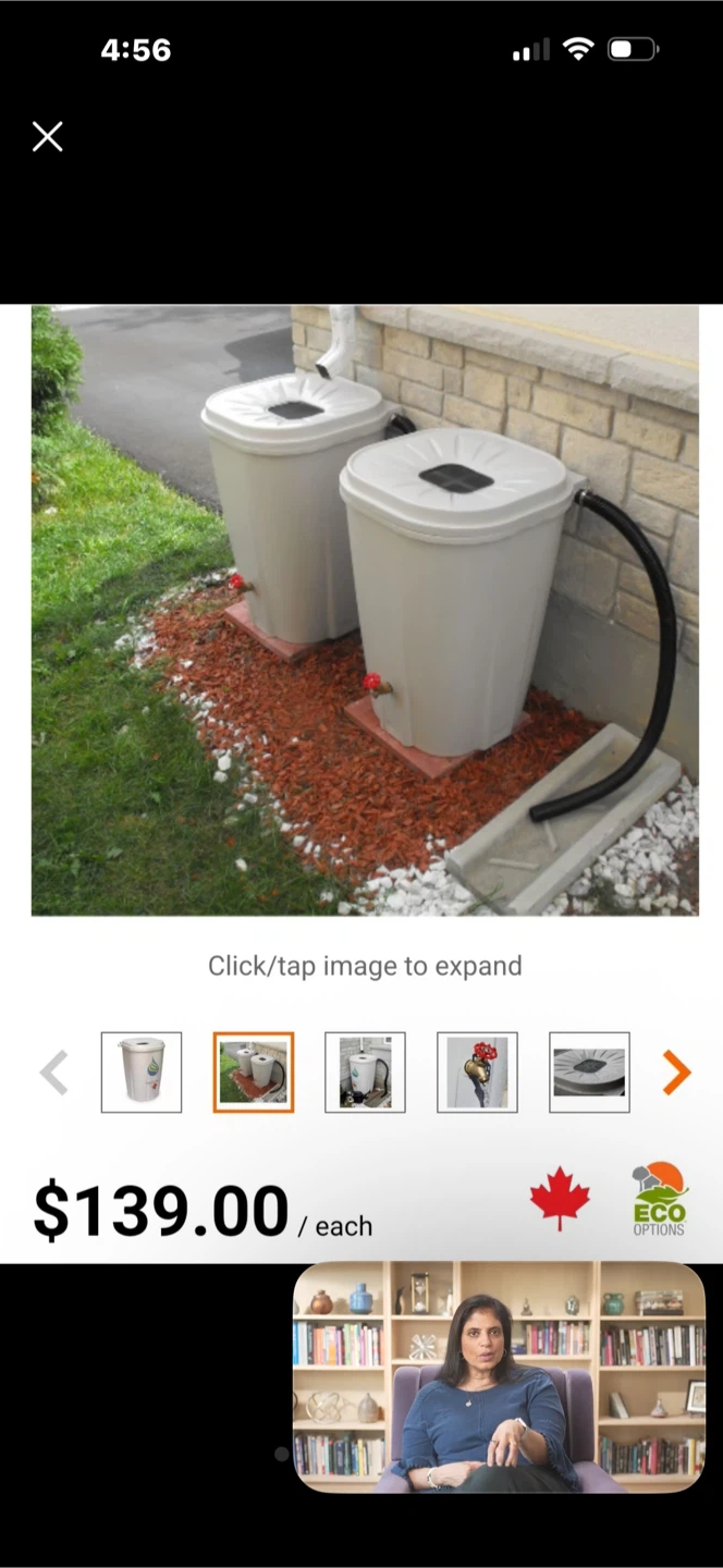 Two for the price of one FreeGarden RAIN Rain Barrel