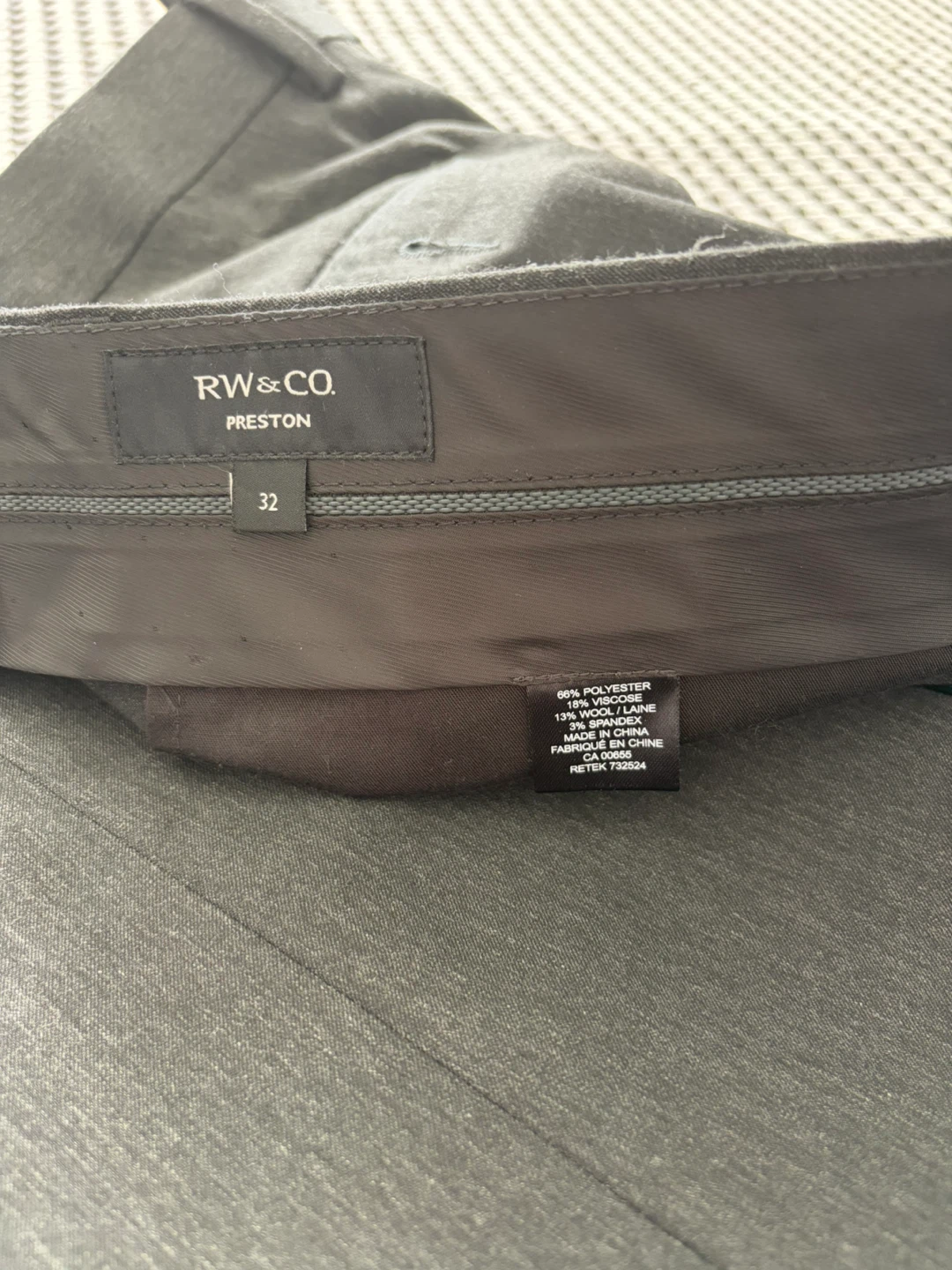RW&CO. Preston Dress Pants, Size 32 - photo 2