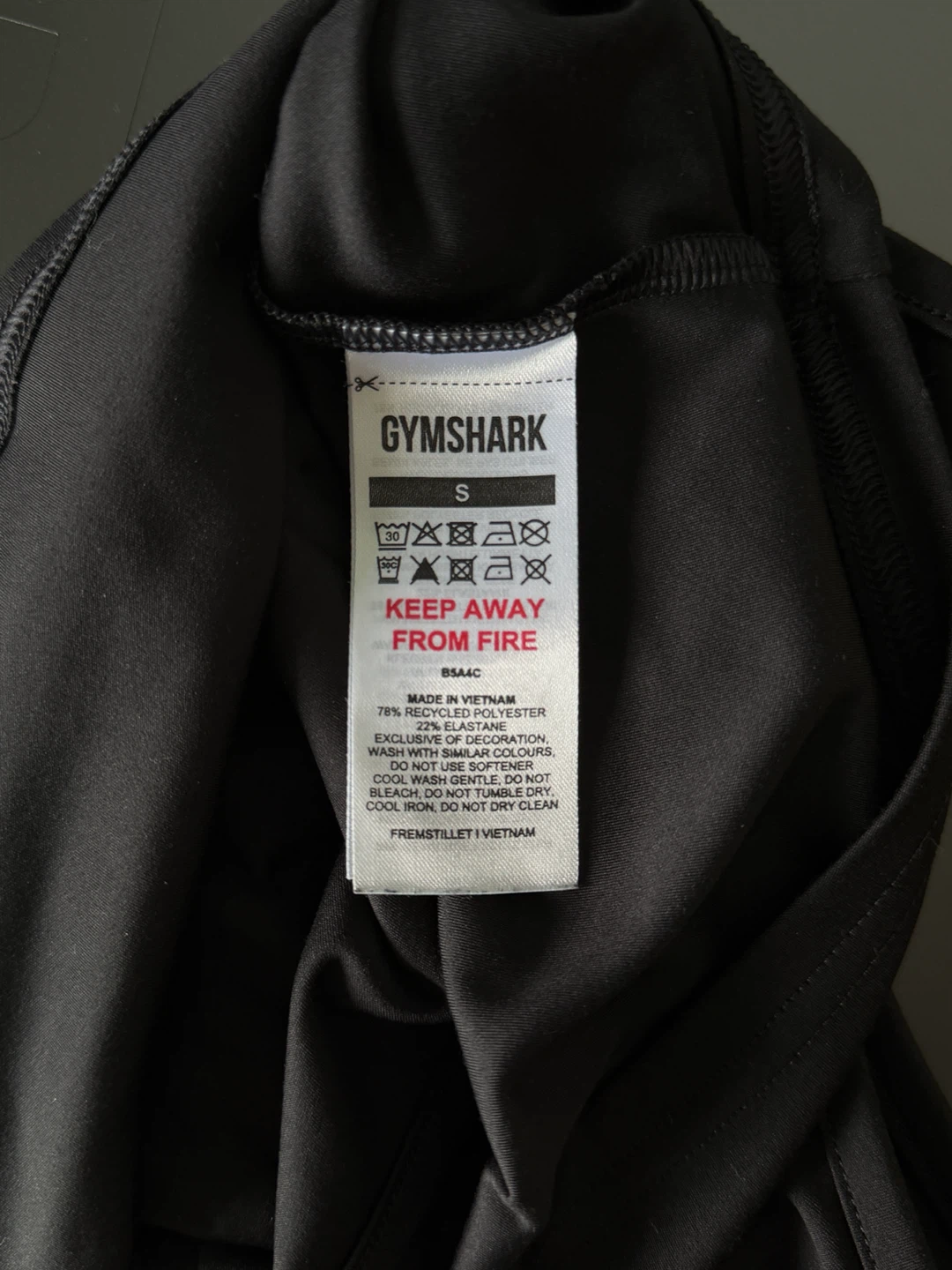 Gymshark Maxed Out Black Tank Top Size Small - photo 3