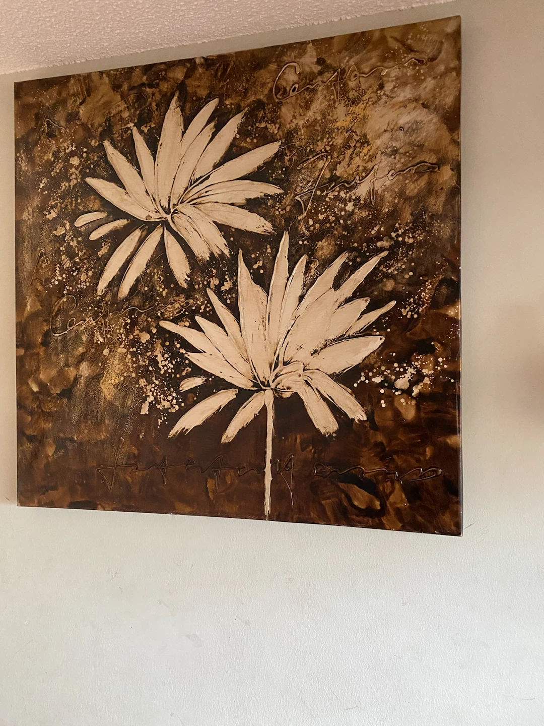 Decorative Floral Canvas Wall Art