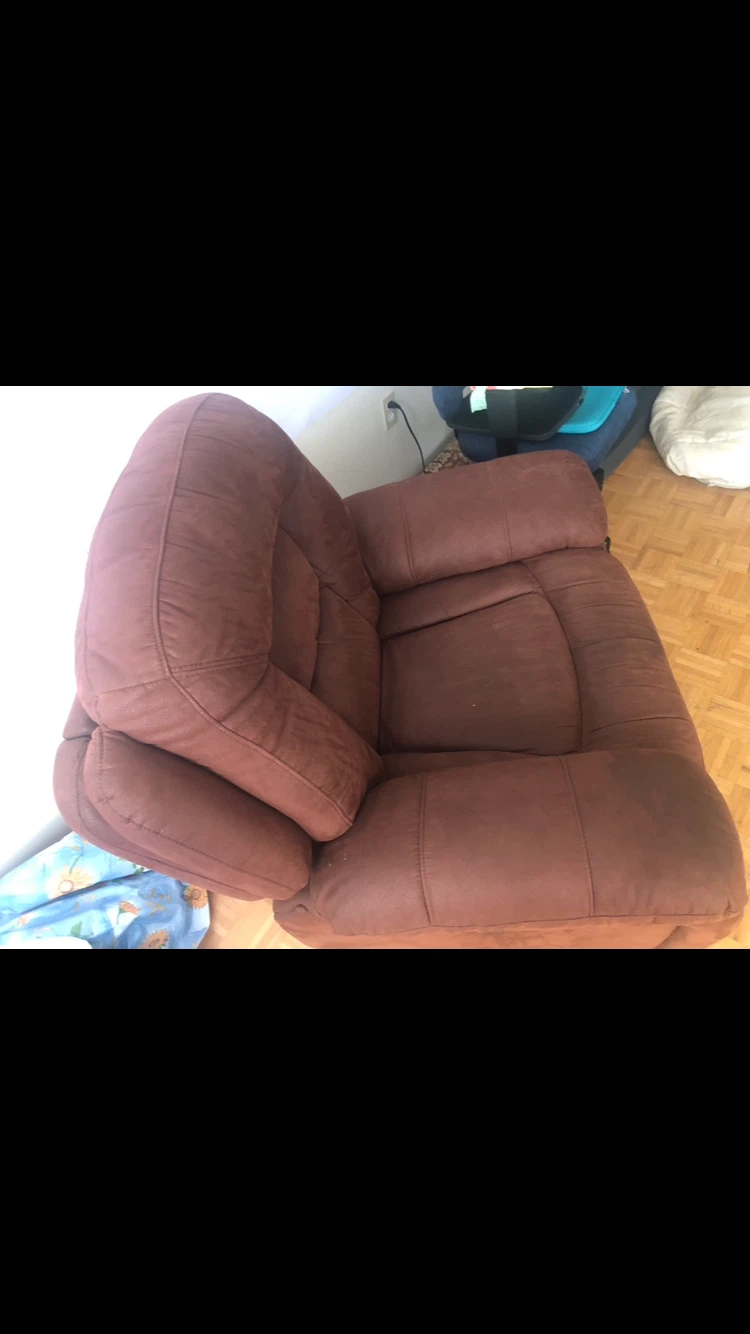 Brown reclining armchair - photo 5