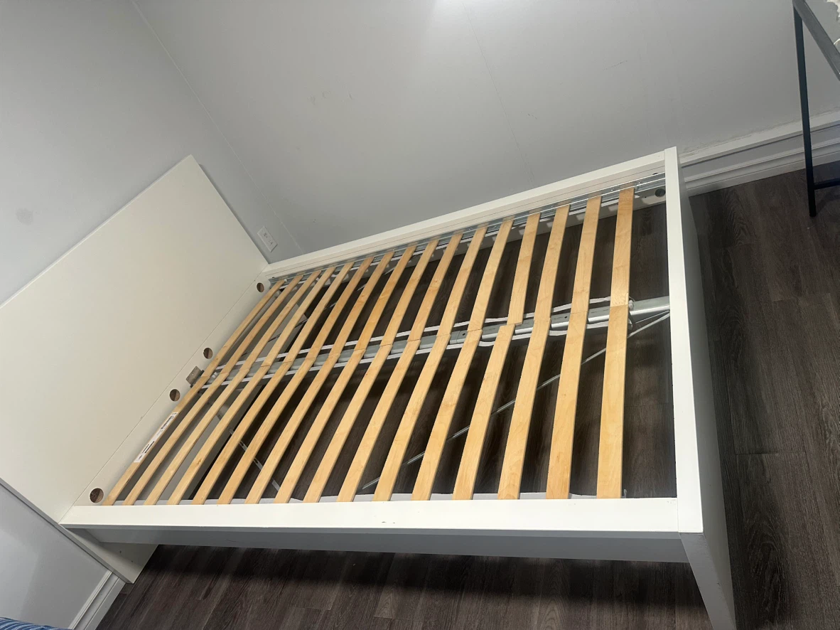 IKEA White Bed Frame - photo 5