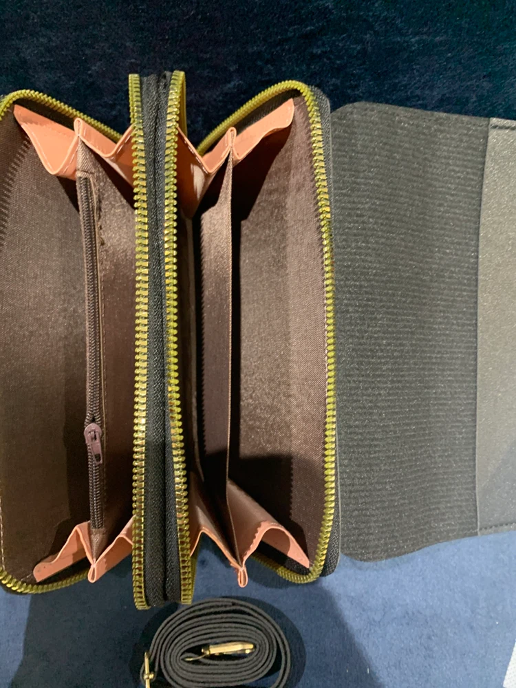 Black Crossbody Wallet also in red and brown - photo 2