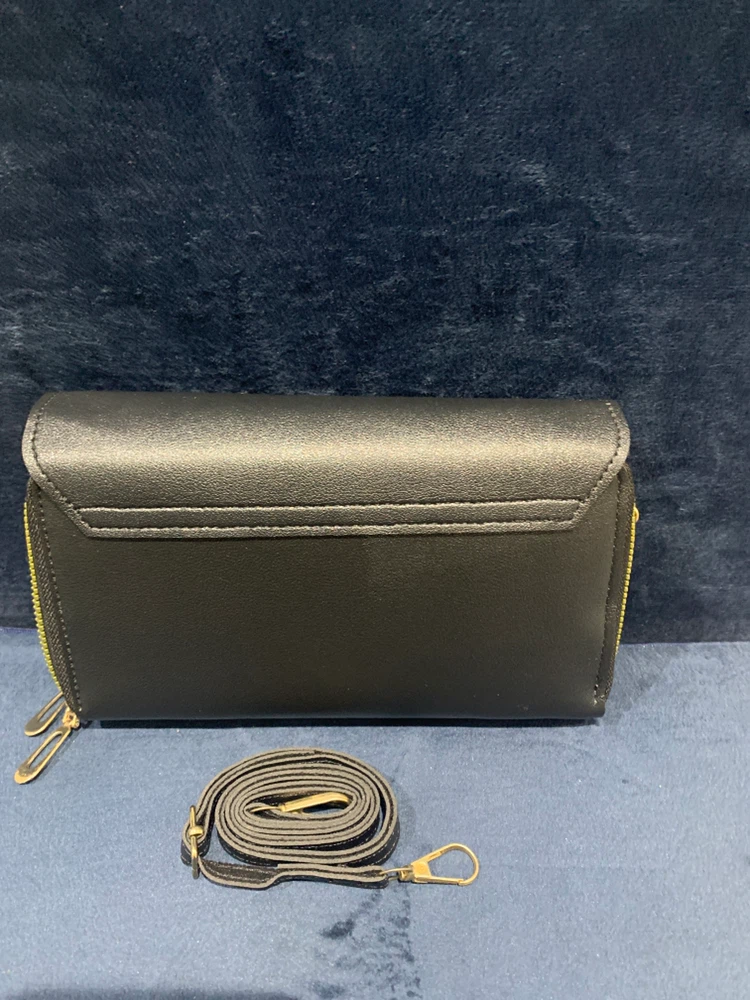 Black Crossbody Wallet also in red and brown - photo 3