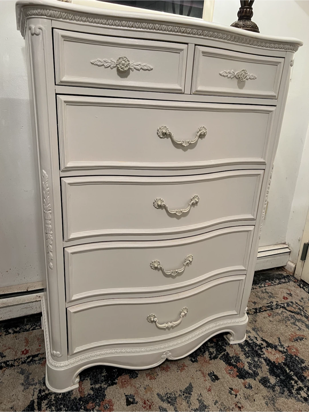 Six-Drawer Eggshell Color Dresser Chest - Delivery Available - photo 2