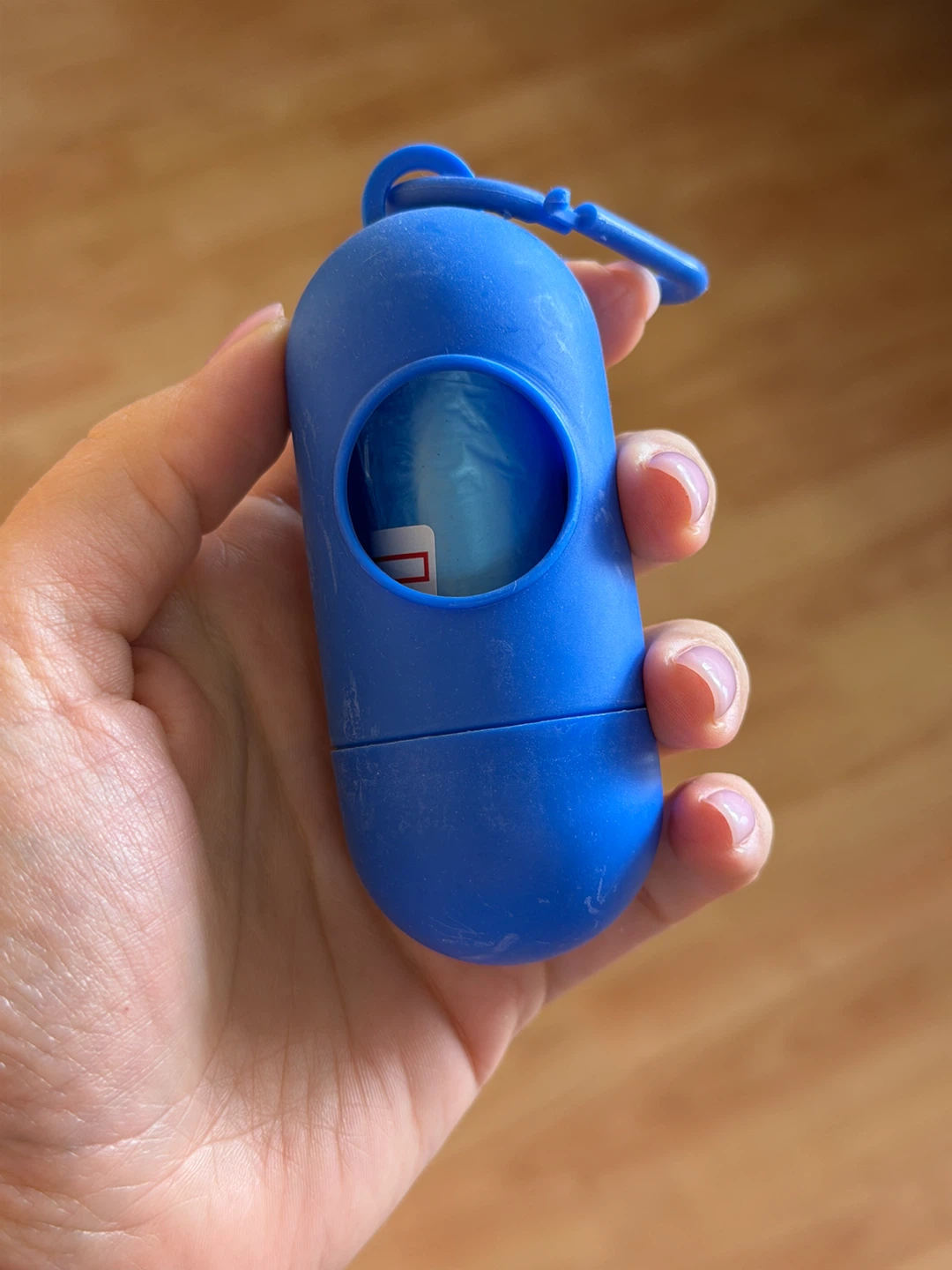 Blue Dog Waste Bag Dispenser