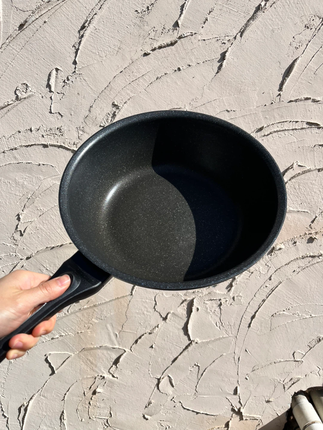 Black Stone-Finish Non-Stick Frying Pan