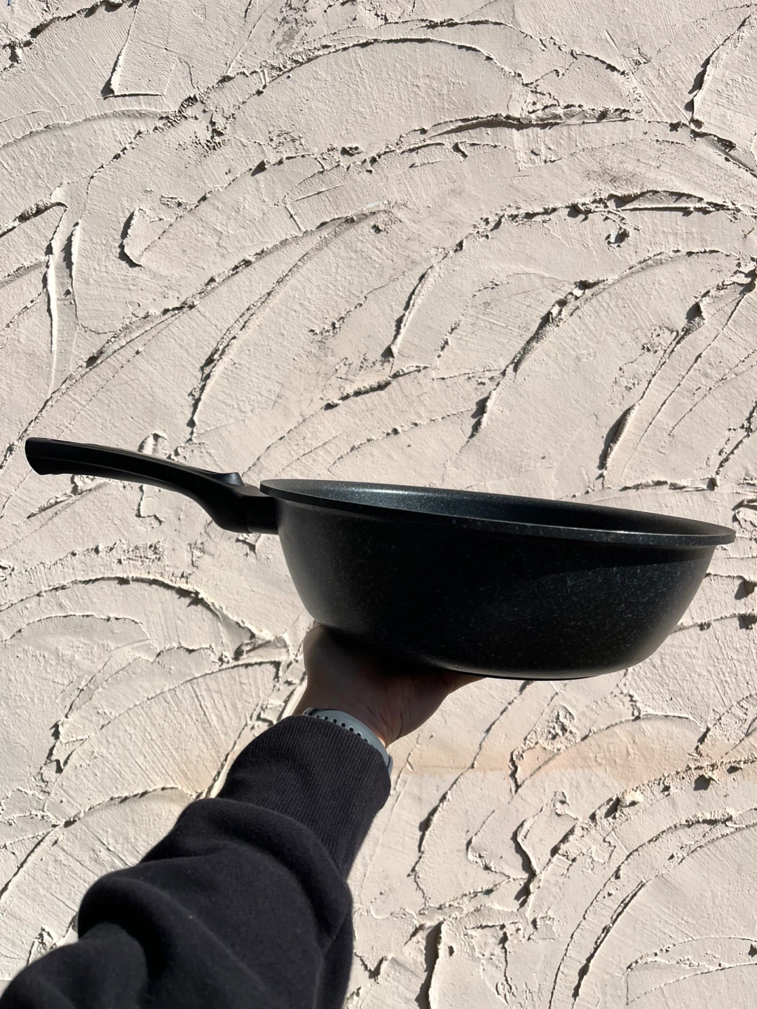 Black Stone-Finish Non-Stick Frying Pan - photo 2
