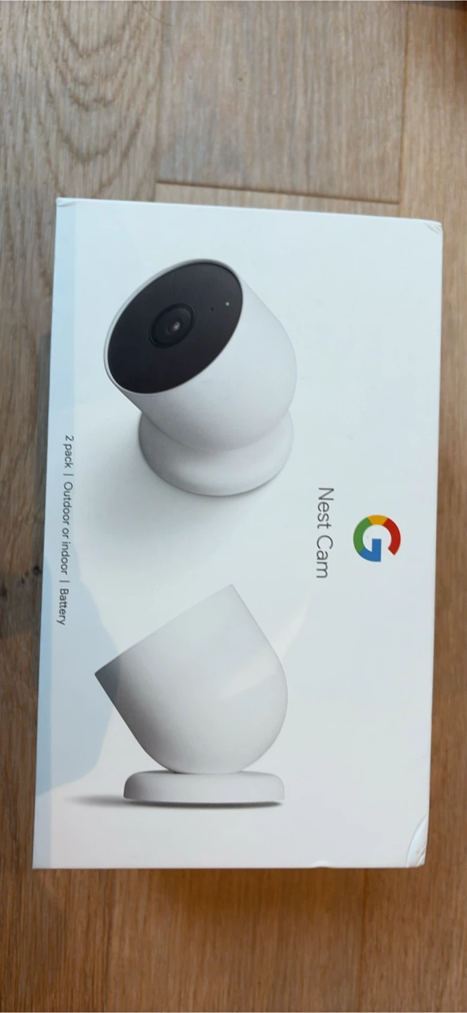 Google Nest Cam 2-Pack Indoor/Outdoor Battery