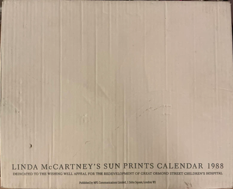 Linda McCartney 1988 Benefit Calendar - photo 5