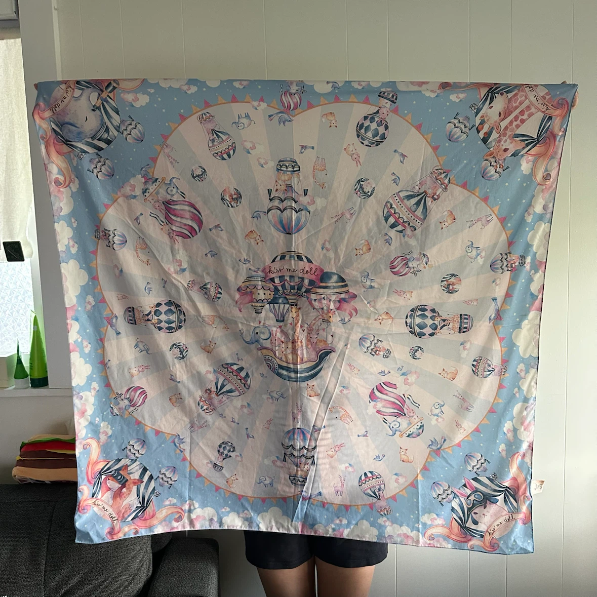 Two Kiss Me Doll Scarves