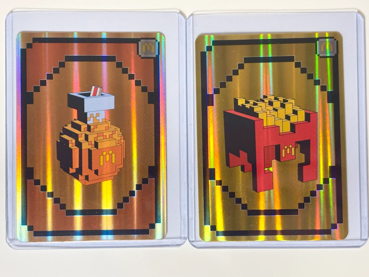 McDonald's Minecraft Collector Cards