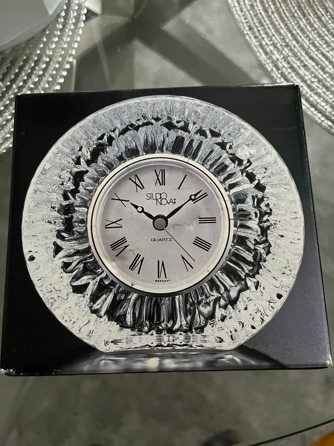 Studio Nova Crystal Quartz Table Clock
