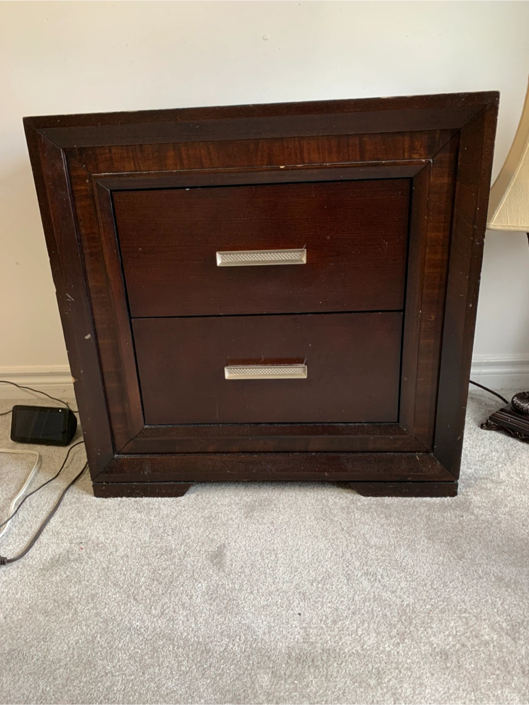 Dark wood bedroom furniture set - photo 3