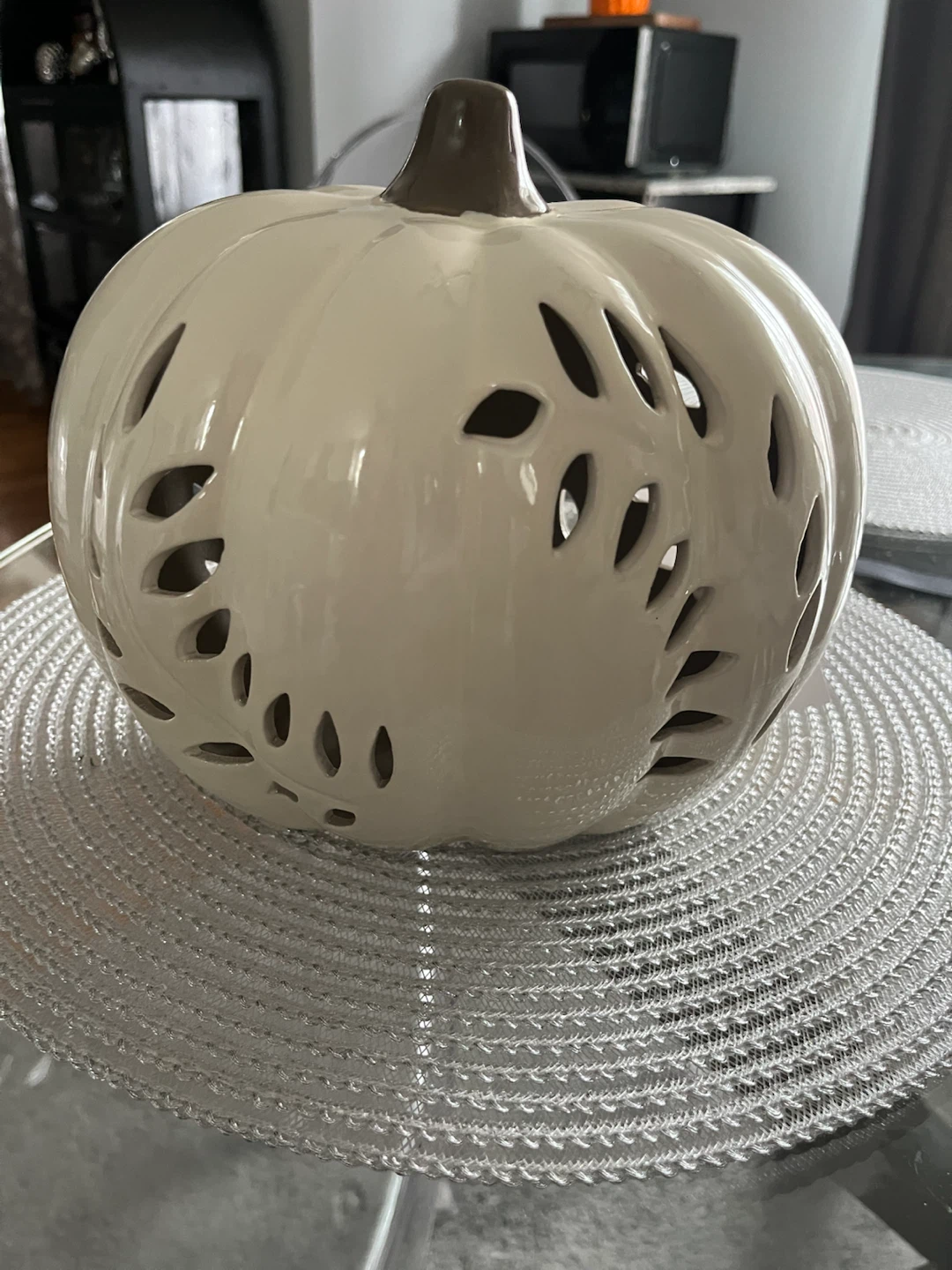 CVS Ceramic LED Pumpkin