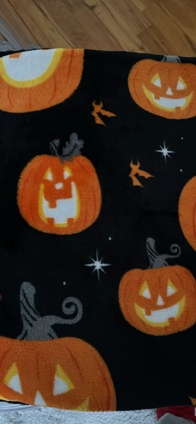 Halloween Pumpkin Pattern Fleece Blanket