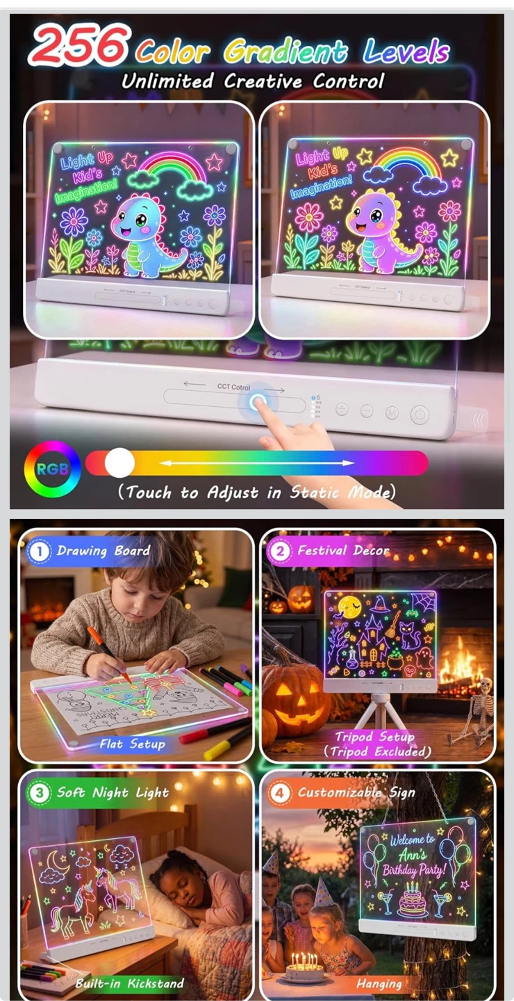 RGB LED Light-Up Drawing Board - photo 2
