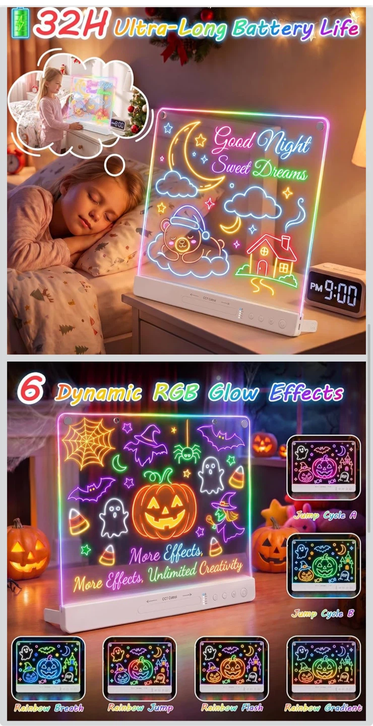 RGB LED Light-Up Drawing Board - photo 3