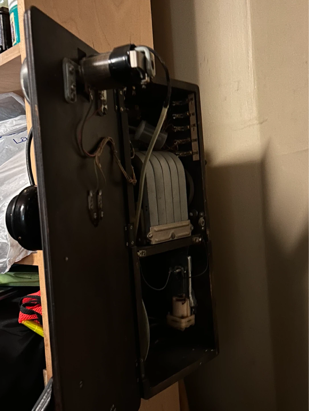 Intact Vintage 1913/1914 Northern Electric Country  Wall phone - photo 4