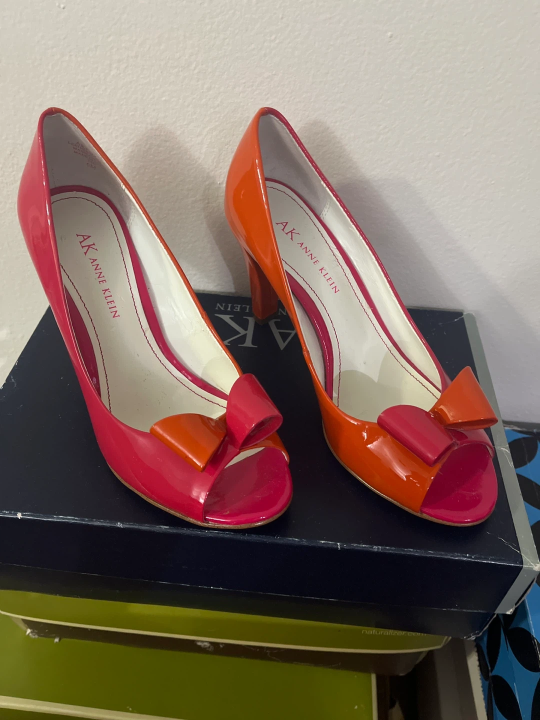 Anne Klein Open Toe Bow Heels - photo 3