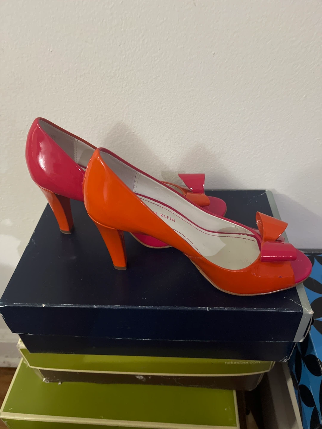 Anne Klein Open Toe Bow Heels - photo 4
