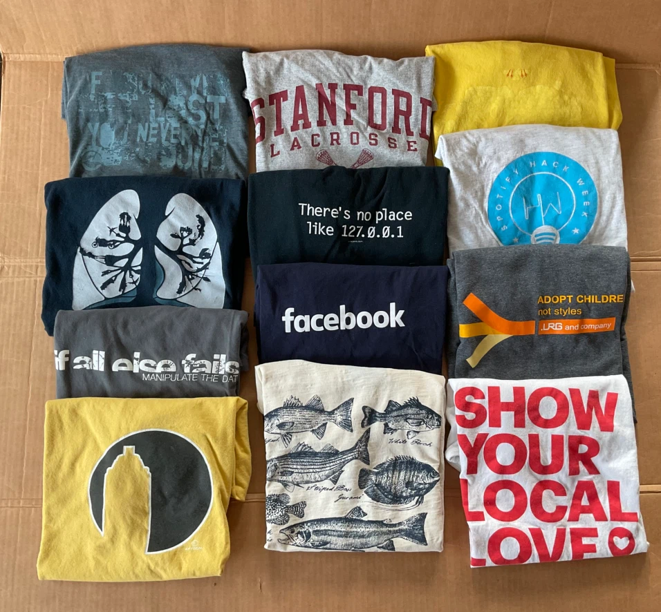 Vintage & Modern Graphic T-Shirt Bundle - Tech, Streetwear, etc.