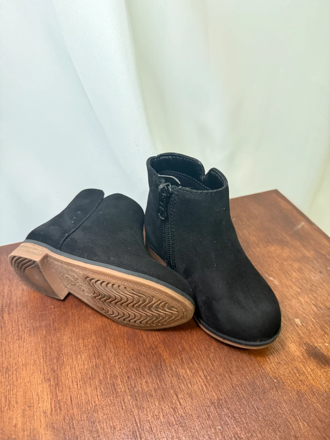 Black Suede Toddler Boots - photo 2